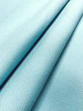 Load image into Gallery viewer, Indoor Outdoor Aqua Blue Canvas Water &amp; Stain Resistant Upholstery Drapery Fabric WHS 3250