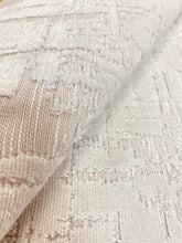 Load image into Gallery viewer, Designer Cream Beige Abstract MCM Mid Century Modern Velvet Upholstery Fabric STA 3931
