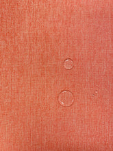 Load image into Gallery viewer, Designer Coral Cream MCM Mid Century Modern Water &amp; Stain Resistant Chenille Upholstery Fabric WHS 3538