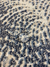 Load image into Gallery viewer, Holland &amp; Sherry Josephine Sapphire Feather Wool Beige Navy Blue Upholstery Fabric STA 3410