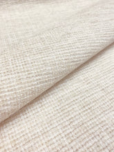 Load image into Gallery viewer, Perennials Ritzy Indoor Outdoor Cream Beige Chenille Water &amp; Stain Resistant Upholstery Fabric STA 3121