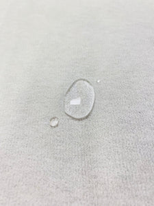 Designer Light Grey Performance Velvet Water & Stain Resistant Upholstery Fabric STA 3142