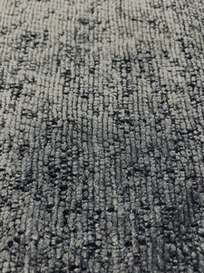 Designer Gray Distressed Chenille Upholstery Fabric WHS 3262