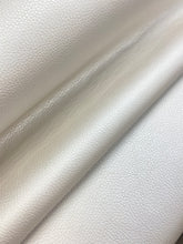Load image into Gallery viewer, Designer Pearlescent Beige Faux Leather Vinyl Upholstery / Oyster WHS 3710