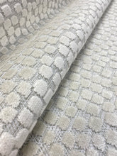 Load image into Gallery viewer, Kravet Tom Filicia Flurries Stone Grey Beige Animal Pattern Cut Velvet Upholstery Fabric STA 3411