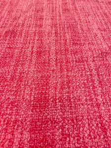 Manuel Canovas Momas Rose Pink Chunky Linen Wool Tweed MCM Mid Century Modern Water & Stain Resistant Upholstery Drapery Fabric STA 3157