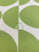 Load image into Gallery viewer, Sunbrella Allover Heath Art Deco Abstract Geometric Lime Green Beige Upholstery Drapery Fabric STA 3504