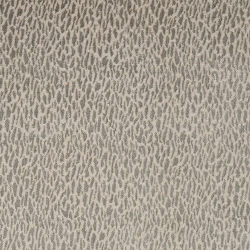 Beige Grey Animal Pattern Abstract Epingle Velvet Upholstery Fabric MGF