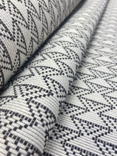 Load image into Gallery viewer, Pollack Barcelona Charcoal Grey Abstract Geometric MCM Mid Century Modern Water &amp; Stain Resistant Upholstery Fabric WHS 3408