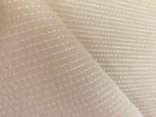 Load image into Gallery viewer, Designer Water &amp; Stain Resistant Beige Stitched Stripe Nautical Upholstery Fabric WHS 3853
