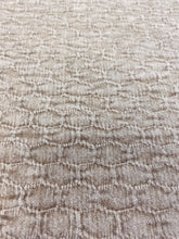 Load image into Gallery viewer, Designer Sage Green Beige Honey Comb Chenille Upholstery Fabric WHS 3069