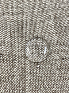 Designer Water & Stain Resistant Linen Taupe Textured MCM Mid Century Modern Chenille Upholstery Fabric STA 3307