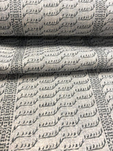 Load image into Gallery viewer, 2.5 Yard Susan Connor Pilar Blue Overprint Navy Belgian Linen Water &amp; Stain Resistant Upholstery Drapery Fabric WHS 3420