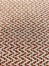 Load image into Gallery viewer, Sien + Co. Sierra Sunbrella Tweed Dusty Rose Copper Brown Grey MCM Herringbone Water Resistant Upholstery Fabric WHS 3073