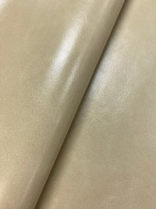 Designer Heavy Duty Beige Lustrous Faux Leather Upholstery Vinyl WHS 4224