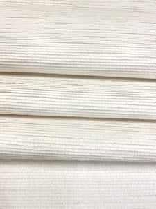 Designer Indoor Outdoor Textured Cream Chenille Water & Stain Resistant Upholstery Fabric WHS 4169