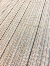 Load image into Gallery viewer, Designer Water &amp; Stain Resistant Beige Brown Stripe Indoor Outdoor Upholstery Fabric WHS 4107