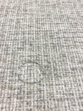 Load image into Gallery viewer, Perennials Hurly Burly Whitewash MCM Mid Century Modern Grey Taupe Tweed Indoor Outdoor Water Resistant Upholstery Fabric WHS 3116