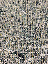Load image into Gallery viewer, Designer Mid Century Modern MCM Green Yellow White Tweed Upholstery Fabric WHS 3558