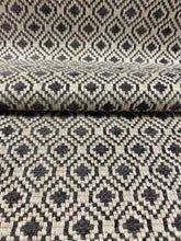 Load image into Gallery viewer, Pindler Clovis Charcoal Grey Woven Geometric Chenille Upholstery Fabric STA 3141