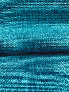Designer MCM Mid Century Modern Teal Blue Tweed Upholstery Fabric WHS 3161