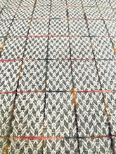 Load image into Gallery viewer, Osborne &amp; Little Faloria 02 Grey Beige Pink Orange Herringbone Plaid Mid Century Modern Upholstery Fabric WHS 3302
