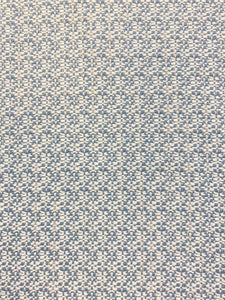 Cowtan & Tout Duxbury Water Stain Resistant MCM Mid Century Modern Azure Blue White Indoor Outdoor Tweed Upholstery Fabric WHS 4010