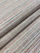 Load image into Gallery viewer, Designer Mauve Rose Taupe Black Woven Water &amp; Stain Resistant Upholstery Fabric WHS 4204