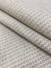 Load image into Gallery viewer, Designer Water &amp; Stain Resistant Woven Cream Beige MCM Mid Century Modern Upholstery Fabric STA 3788