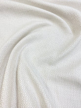 Load image into Gallery viewer, Designer Woven Vanilla Beige MCM Mid Century Modern Water &amp; Stain Resistant Upholstery Drapery Fabric STA 3565