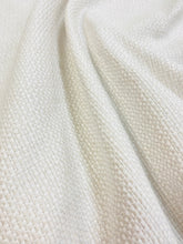 Load image into Gallery viewer, Designer Woven Vanilla Beige MCM Mid Century Modern Water &amp; Stain Resistant Upholstery Drapery Fabric STA 3565
