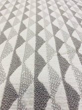Load image into Gallery viewer, Designer Grey Water &amp; Stain Resistant Abstract Geometric Upholstery Fabric WHS 3127