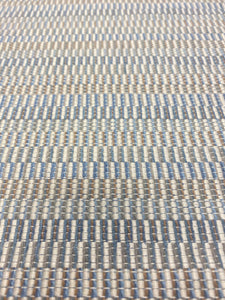 Kravet Crypton 34694-521 Aqua French Blue Cream MustardKravet Crypton 34694-521 Aqua French Blue Cream Mustard Woven MCM Mid Century Modern Water & Stain Resistant Upholstery Fabric WHS 3273