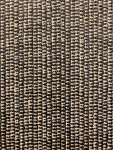 Load image into Gallery viewer, 1.25 Yard Sanderson Merrington Charcoal Brown Beige Geometric MCM Mid Century Modern Chenille Water &amp; Stain Resistant Upholstery Fabric WHS 3660