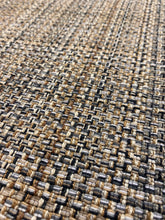 Load image into Gallery viewer, Designer Woven Beige Grey Mustard Black White MCM Mid Century Modern Tweed Upholstery Fabric WHS 3770