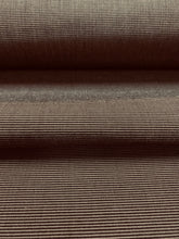 Load image into Gallery viewer, Sunbrella Canvas Charcoal Stripe Outdoor Water &amp; Stain Resistant Upholstery Drapery Fabric STA 3257