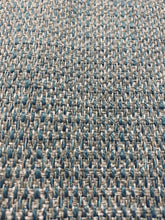 Load image into Gallery viewer, Designer Outdoor MCM Mid Century Modern Grey Teal Taupe Tweed Sling Upholstery Fabric STA 3188