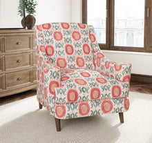 Load image into Gallery viewer, Stain Resistant Beige Charcoal Grey Pink Green Cream Ikat Upholstery Drapery Fabric CF