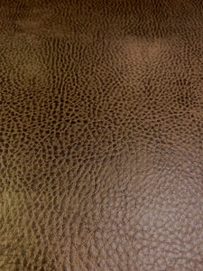 Designer Brown Animal Skin Faux Leather Coffee Bean Upholstery Vinyl STA 3416