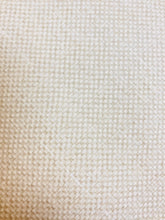 Load image into Gallery viewer, 2 Yds Cream Beige MCM Mid Century Modern Tweed Vegan Faux Leather Upholstery Vinyl WHS 3909