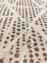 Load image into Gallery viewer, JF Fabrics Droplet Crypton Water &amp; Stain Resistant Taupe Cream Abstract Geometric Upholstery Fabric WHS 3122