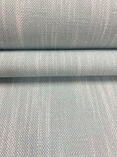 Load image into Gallery viewer, Designer Aqua Blue Seafoam Tweed MCM Mid Century Modern Water &amp; Stain Resistant Upholstery Fabric WHS 4059