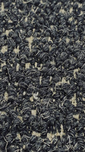 Load image into Gallery viewer, Designer Water &amp; Stain Resistant Wool Blend MCM Mid Century Modern Charcoal Grey Beige Boucle Upholstery Fabric WHS 3322