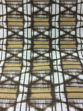 Load image into Gallery viewer, Geometric Brown Beige Water Resistant Performance Upholstery Fabric