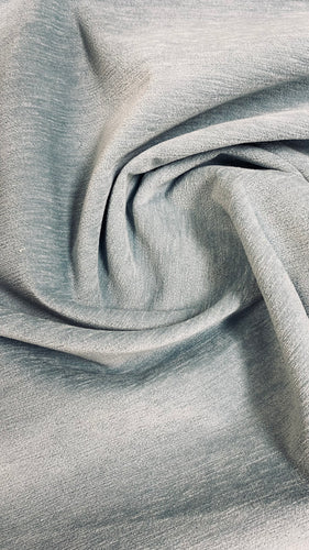 Designer Teal Seafoam Chenille Water & Stain Resistant Upholstery Fabric WHS 3202