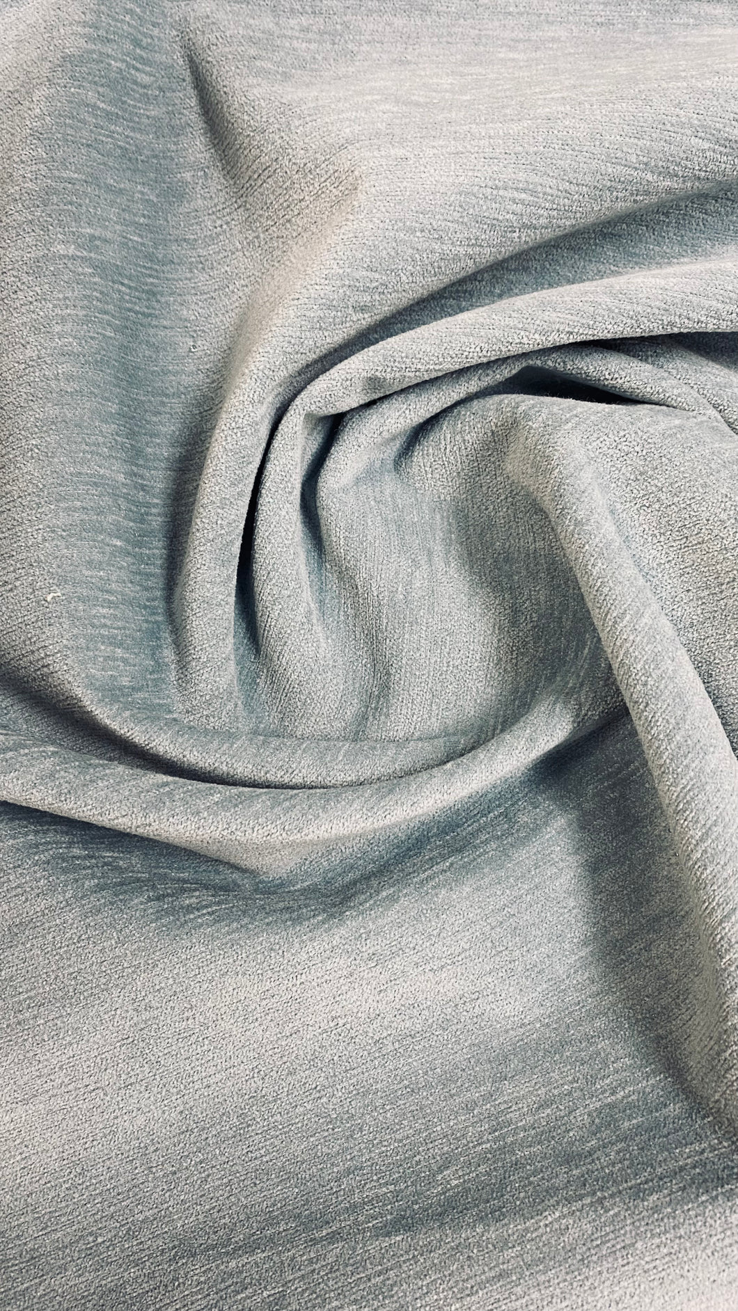 Designer Teal Seafoam Chenille Water & Stain Resistant Upholstery Fabric WHS 3202