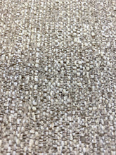 Load image into Gallery viewer, Designer Taupe Beige Cream Nubby MCM Mid Century Modern Chenille Upholstery Fabric WHS 3350