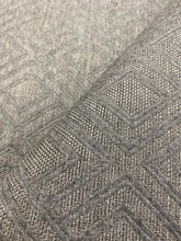 Load image into Gallery viewer, 1.3 Yard Sunbrella Integrated Steel Indoor Outdoor 69006-0008 Gray Geometric Water Resistant Upholstery Fabric WHS 3946