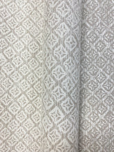 Load image into Gallery viewer, Holland &amp; Sherry Taupe Beige Geometric Outdoor Water Stain Resistant Upholstery Fabric WHS 3554