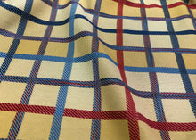 Load image into Gallery viewer, Groundworks Lee Jofa Kalahari Plaid Outdoor Fabric / Sun